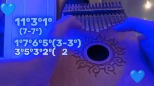 Песня "Mary on a cross" НА КАЛИМБЕ + табы