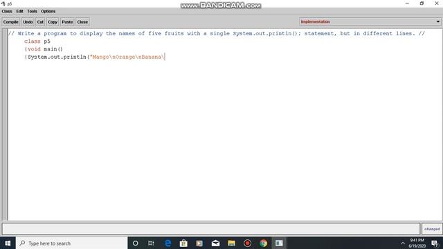 Level 0- Java Programming-P5-Use of /n смотреть онлайн