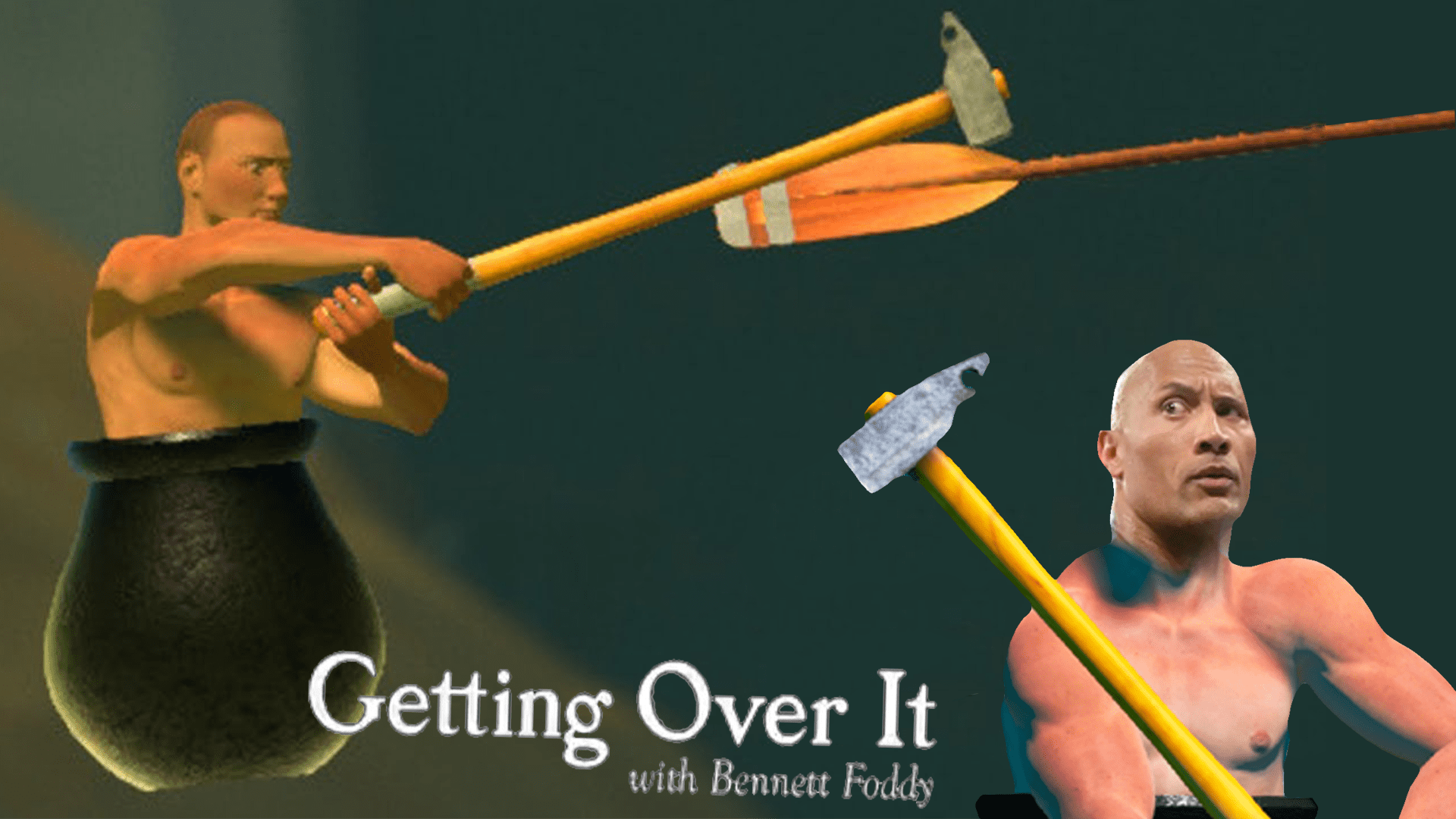 Getting over let. Getting over it с руками. Getting over it Steam.