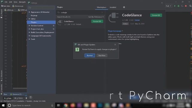 How to get Code Map at the right side in PyCharm like Sublime Text