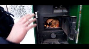 Уличная дровяная котельная "Галактика 25".