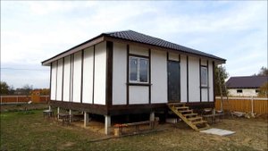 Внешняя отделка сип-дома в стиле Фахверк. Материалы SOPPKA