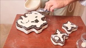 Потолочные розетки из гипса своими руками!Очень просто!!!