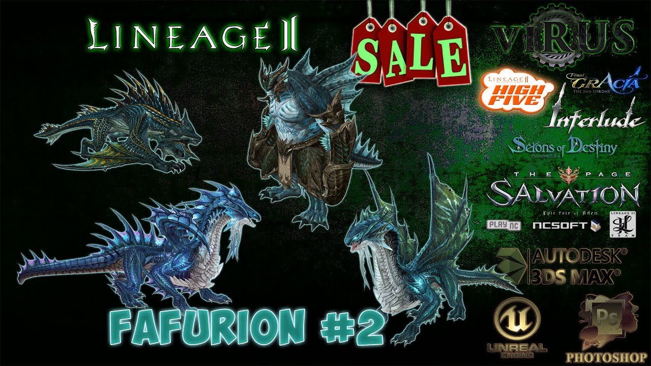 New monsters. Lineage 2 Monsters. Fafurion Monsters. Fafurion logo. New NPC Effect and logo. Any Lineage 2 Chronicles.