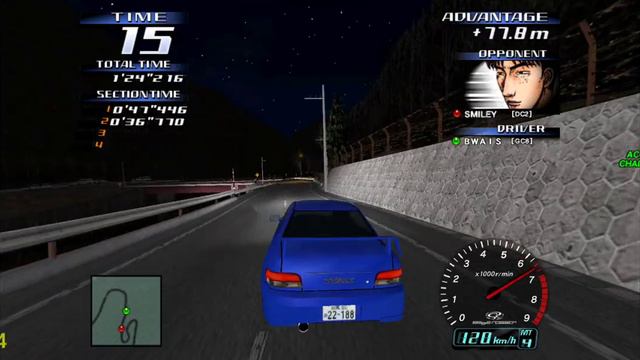 Initial D Arcade Stage 3 - Legend Of The Street W/ Subaru Impreza GC8 Walkthrough Pt 17(Flycast HD) смотреть онлайн