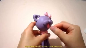 Tutoriales en porcelana fria, DIY Gato Porta anillos - Cold porcelain Handmade Cat