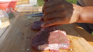 Стейк на углях рецепт. Стейк из говядины на углях. | charcoal steak
