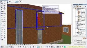 ArchiCad.(архикад). Как сделать окно на два этажа. (Алексей Каширский)