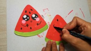 АНТИСТРЕСС за 5 минут/игрушка СКВИШ своими руками/как сделать АНТИСТРЕСС/кавайный арбуз