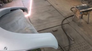 Окрас расширений арок в RAPTOR краскопультом с дюзой 2,0