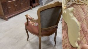 Антикварное кресло-бержер 1910-х гг.