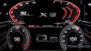 BMW X5 30D G05 STAGE 1 300PS VS AUDI Q8 50 TDI STAGE 1 330PS ACCELERATION 0-200KMH
