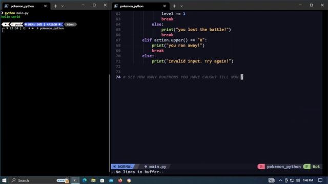 Creating a Pokémon Game in the Command Line Interface (CLI) with Python | dipayancodes