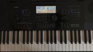 Casio WK-7600 - Upper 1&2 + Lower Tastatur & FX - Teil 04