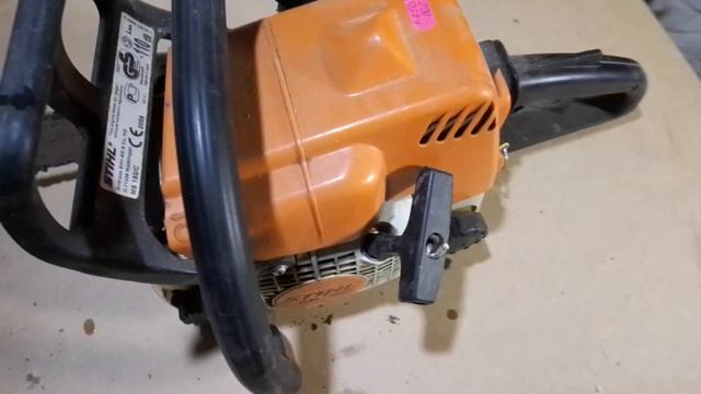 бензопила штиль МС-180 из ломбарда.1 часть