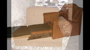 Старое кресло кровать