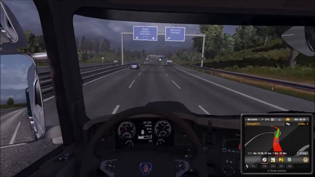 Euro Truck Simulator 2012 on the ASUS N76VZ NVIDIA GeForce GT 650M смотреть онлайн