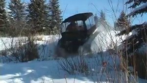 Вездеход АРГО на снегу