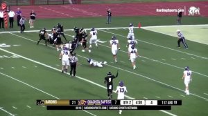 2021 Harding Football Highlights vs. Ouachita Baptist