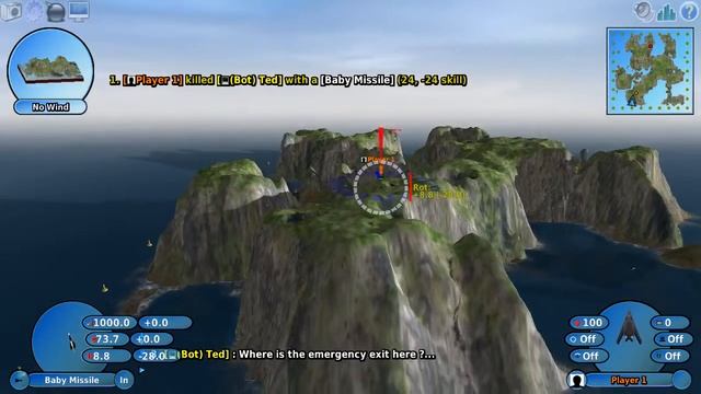 Scorched 3D Gameplay [Scorched Earth Remake] [Free Games] смотреть онлайн