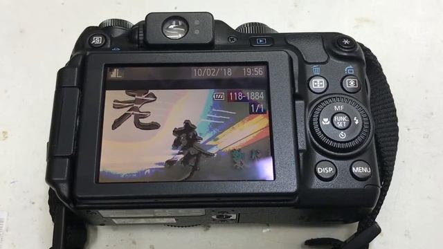 佳能 Canon g11 g12 螢幕分層油畫維修