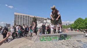 HELLRIDE HOME SPOT JAM ЦСКА '2023 ///Костя Козлов ворвался в плазу///