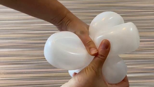 Balloon flower Ромашка из воздушных шаров смотреть онлайн