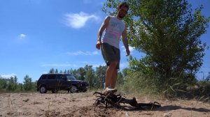 Открыли пляжный сезон на Ахтубе! Семейный отдых на природе, красоты Волго-Ахтубинской поймы!