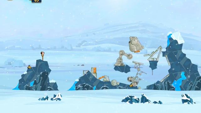 Angry Birds Star Wars Hoth 3-16 Прохождение на 3 Звезды смотреть онлайн