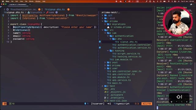 Authentication part 1 - NestJS Prisma