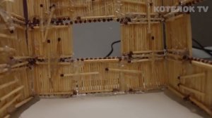 Как сделать БОЛЬШОЙ дом из спичек своими руками|Поделки из спичек