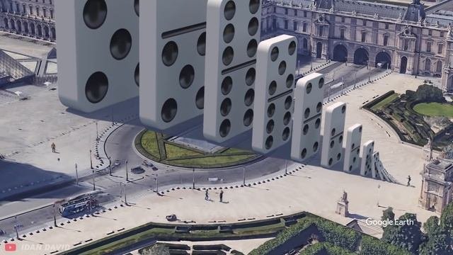 Domino Effect V21 The Largest Domino Simulation On Real Footage
