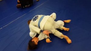 Fargo BJJ - Monday Int/Adv class doing work