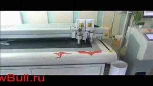 CB03 - планшетный режущий плоттер - резка кожи - leather with sponge