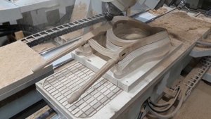 Стул "Медальон". Обработка спинки.