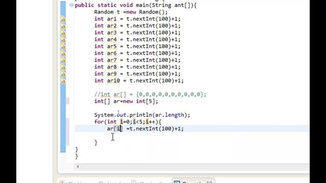 How to Java Tutorial 21 Random, Arrays, For loop смотреть онлайн