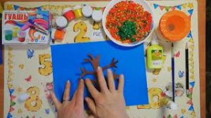 Мастер-класс. Яркая аппликация из окрашенного риса