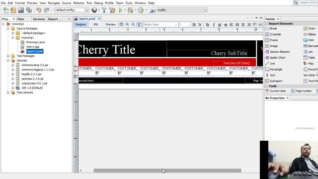 Creating iReport using Wizard in Netbeans IDE смотреть онлайн