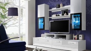 Гостиная - белая мебель в интерьере | Большой выбор | Слайд-шоу