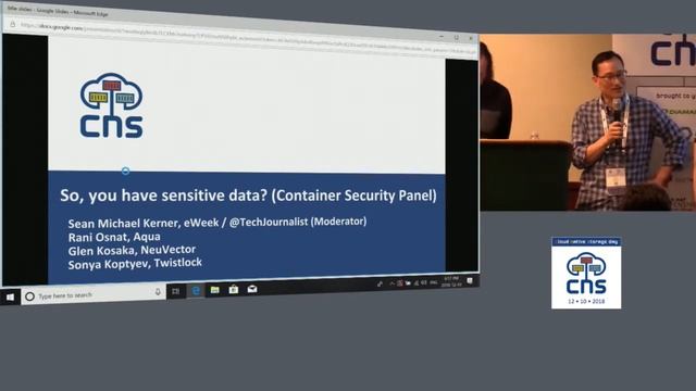 So, You Have Sensitive Data? (Container Storage Security Panel) - Sean Michael Kerner (Moderator) смотреть онлайн