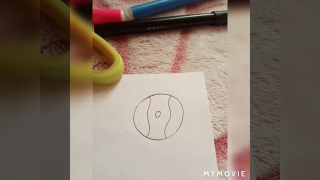Как нарисовать пончики