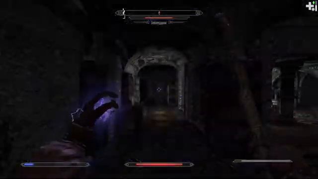 Enderal - Skyrim на максималках. Элементальный маг. Тенар начинает раследовать  Красное безумие.
