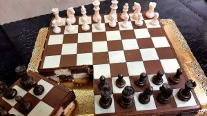 ШАХМАТНЫЙ ТОРТ  Шахматная доска из шоколада  Chessboard Cake