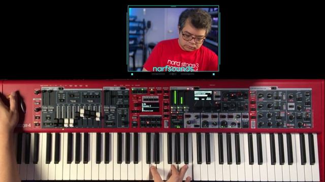Rosanna Toto Nord Stage 4 Synth Keyboard Cover Sounds смотреть онлайн