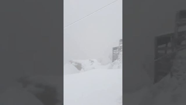 Аномальная погода в Альпах, Италия.