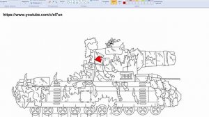Как Нарисовать Танк Демон Фиджерон из Мультики Про Танки