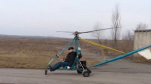 Дедушка собрал самодельный вертолет ⁄ homemade helicopter