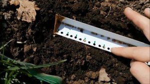 Простое приспособление для посадки мелких семян