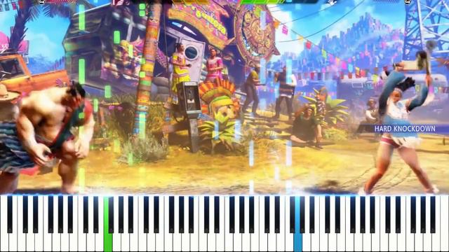 STREET FIGHTER II | EDMOND HONDA'S THEME[MIDI Piano Cover] смотреть онлайн