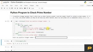 Python Program to Check Prime Number